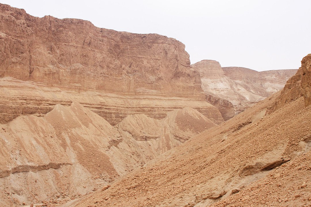 Гора Масада в Израиле