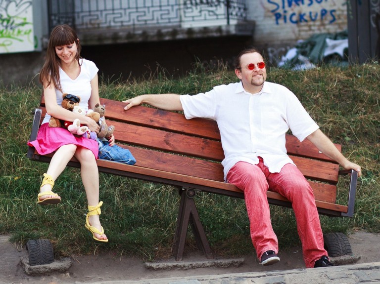 Love-story семьи Морозовых (Косяков) в парке Киева