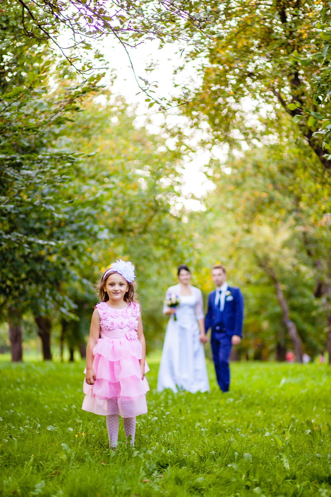 Свадебная фотосессия в Лошицком парке для Кати и Андрея