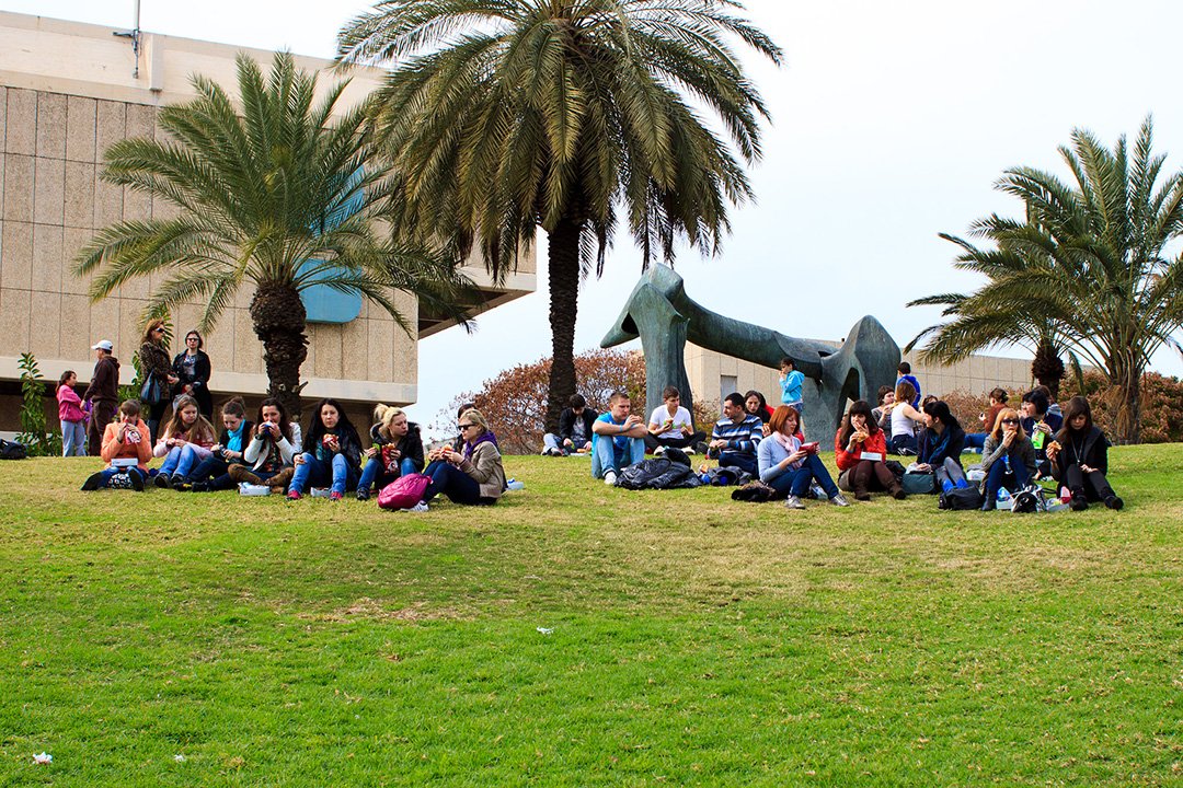 Кампус около музея Генеалогии в Тель-Авиве
