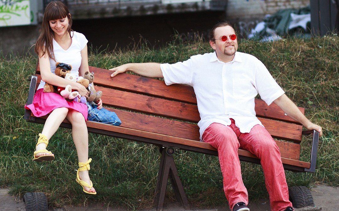 Love-story семьи Морозовых (Косяков) в парке Киева