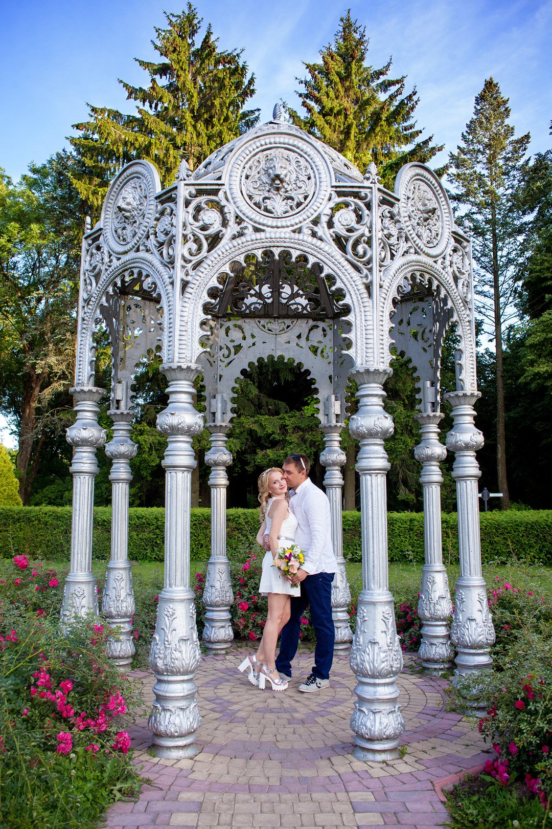 Love-story молодожёнов в арке ботанического сада в Минске | Свадебный фотограф в Минске, Александр Морозов